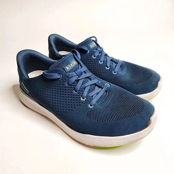 Kizik Lima Breathable Knit Hands Free Athletic Sneakers Blue Size‎ 10.5 Wide - Picture 2 of 9